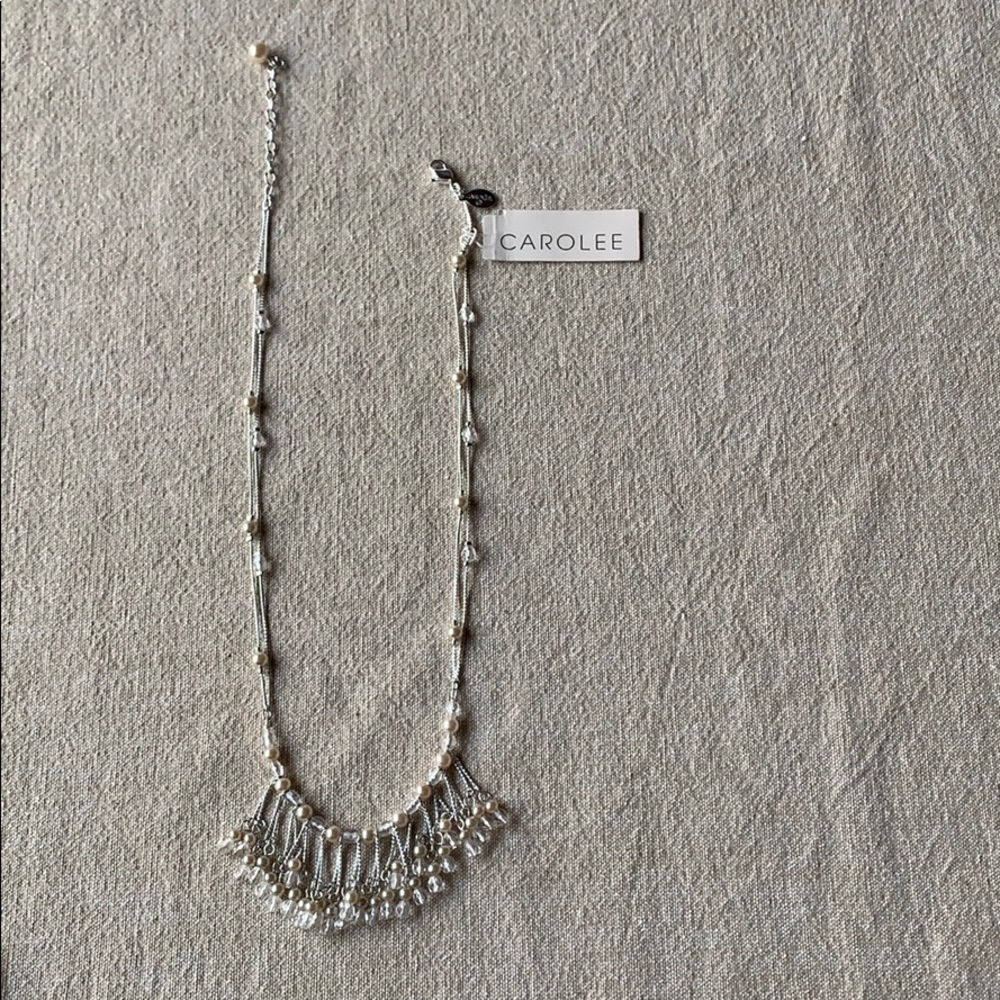 Carolee 16” with 2” extender Glass pearl frontal